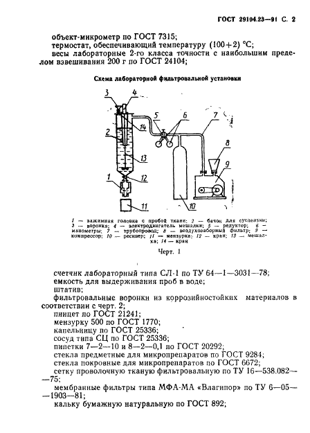 ГОСТ 29104.23-91 Ткани технические. Метод определения тонкости фильтрации (фото 3 из 12)