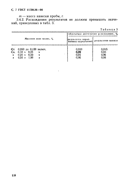 ГОСТ 11739.26-90 Сплавы алюминиевые литейные и деформируемые. Методы определения галлия (фото 7 из 9)