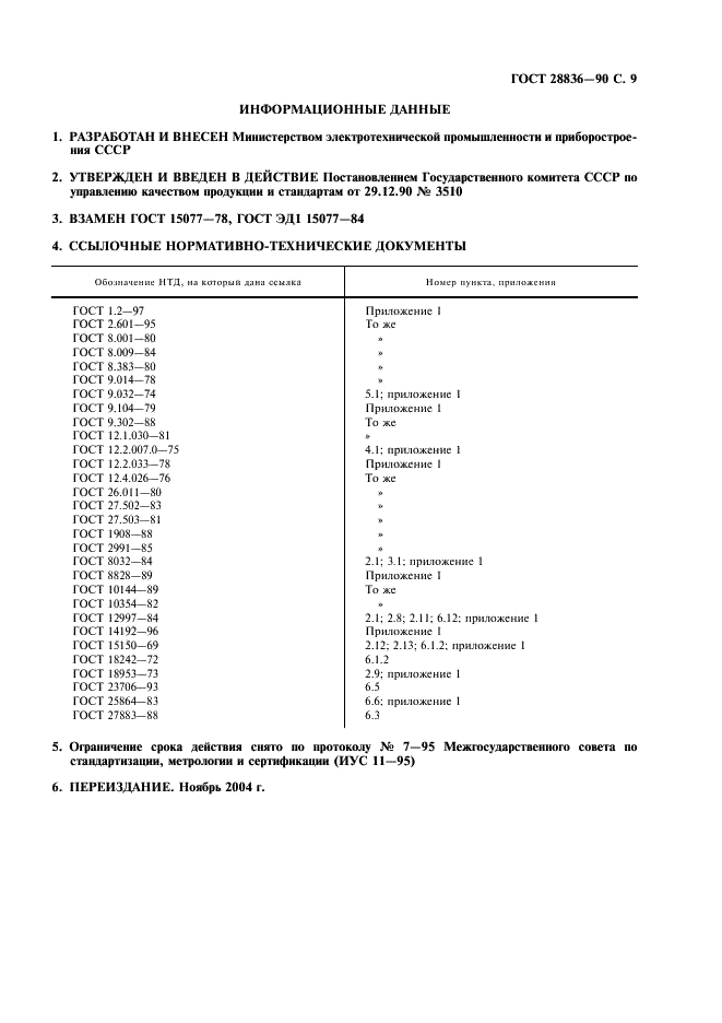 ГОСТ 28836-90 Датчики силоизмерительные тензорезисторные. Общие технические требования и методы испытаний (фото 10 из 11)