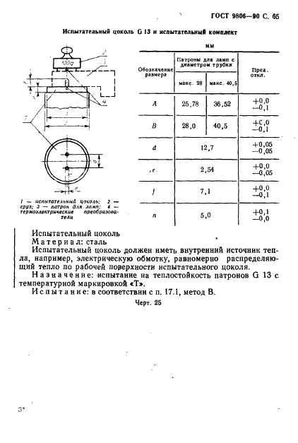 ГОСТ 9806-90 Патроны для трубчатых люминесцентных ламп и стартеров. Общие технические условия (фото 67 из 145)