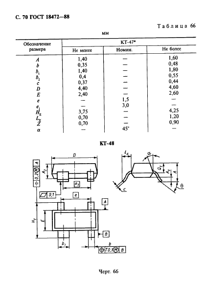 ГОСТ 18472-88 Приборы полупроводниковые. Основные размеры (фото 71 из 105)