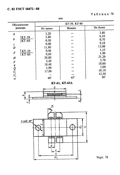 ГОСТ 18472-88 Приборы полупроводниковые. Основные размеры (фото 83 из 105)