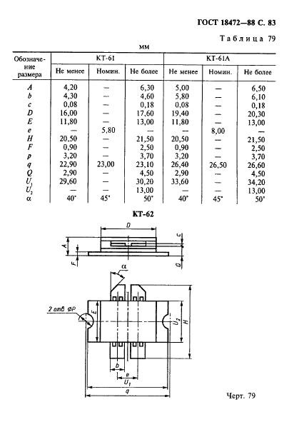 ГОСТ 18472-88 Приборы полупроводниковые. Основные размеры (фото 84 из 105)