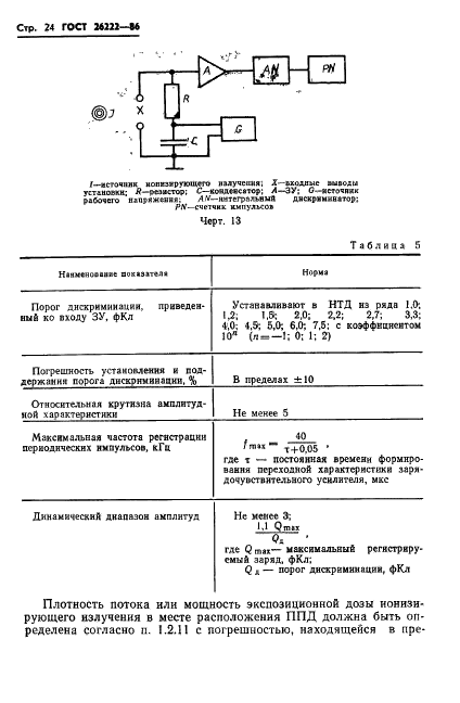 ГОСТ 26222-86 Детекторы ионизирующих излучений полупроводниковые. Методы измерения параметров (фото 25 из 45)