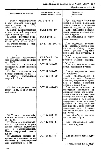 ГОСТ 26707-85 Костюм специальный с меховым утеплителем для военнослужащих. Технические условия (фото 76 из 95)