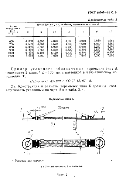 ГОСТ 18707-81 Перемычки для обеспечения защиты изделий ракетной и ракетно-космической техники от статического электричества. Технические условия (фото 7 из 57)