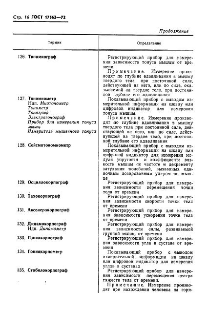 ГОСТ 17562-72 Приборы измерительные для функциональной диагностики. Термины и определения (фото 19 из 45)