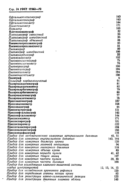 ГОСТ 17562-72 Приборы измерительные для функциональной диагностики. Термины и определения (фото 27 из 45)