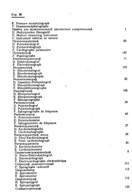 ГОСТ 17562-72 Приборы измерительные для функциональной диагностики. Термины и определения (фото 41 из 45)