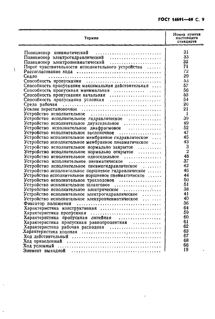 ГОСТ 14691-69 Устройства исполнительные для систем автоматического регулирования. Термины (фото 10 из 14)