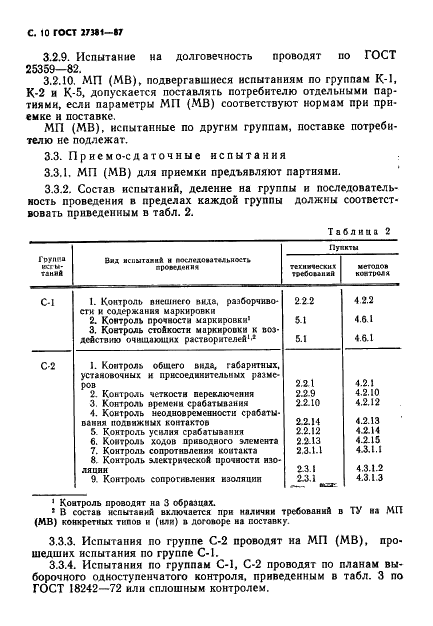 ГОСТ 27381-87 Микропереключатели и микровыключатели. Общие технические условия (фото 13 из 47)