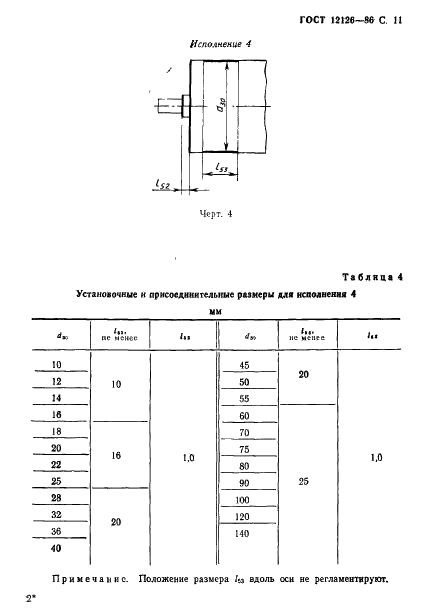 ГОСТ 12126-86 Машины электрические малой мощности. Установочные и присоединительные размеры (фото 12 из 50)