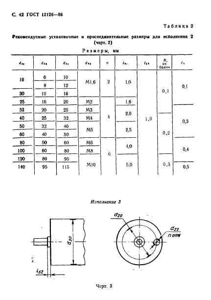 ГОСТ 12126-86 Машины электрические малой мощности. Установочные и присоединительные размеры (фото 43 из 50)