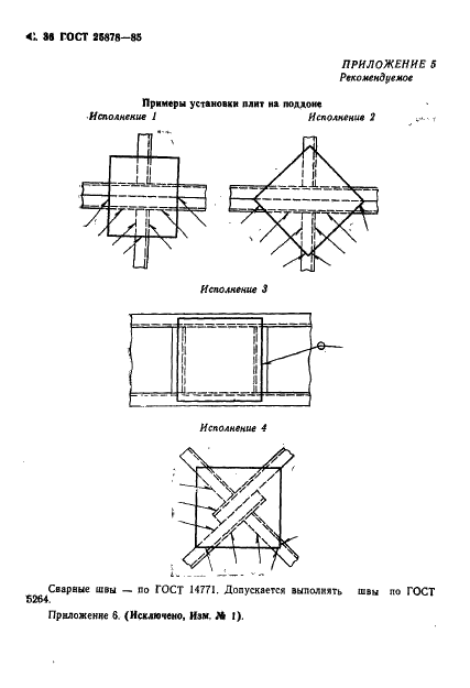 ГОСТ 25878-85 Формы стальные для изготовления железобетонных изделий. Поддоны. Конструкция и размеры (фото 37 из 43)