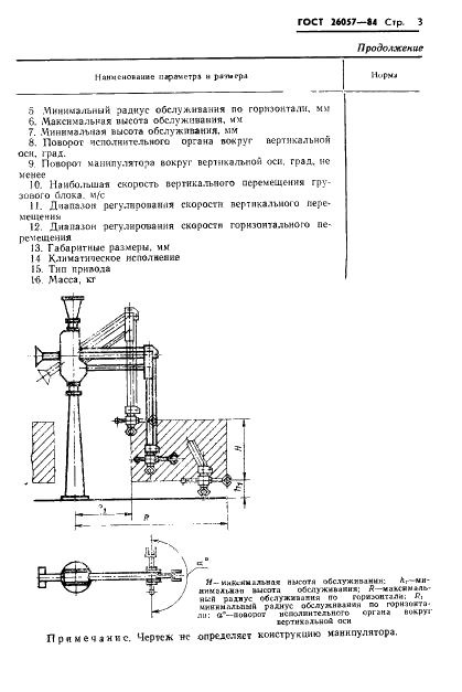 ГОСТ 26057-84 Манипуляторы сбалансированные. Общие технические условия (фото 5 из 10)