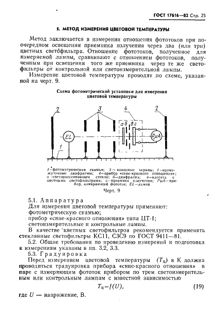 ГОСТ 17616-82 Лампы электрические. Методы измерения электрических и световых параметров (фото 26 из 50)