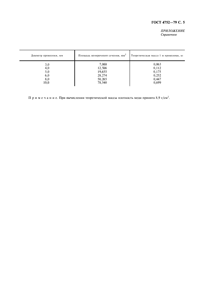 ГОСТ 4752-79 Проволока медная крешерная. Технические условия (фото 6 из 7)