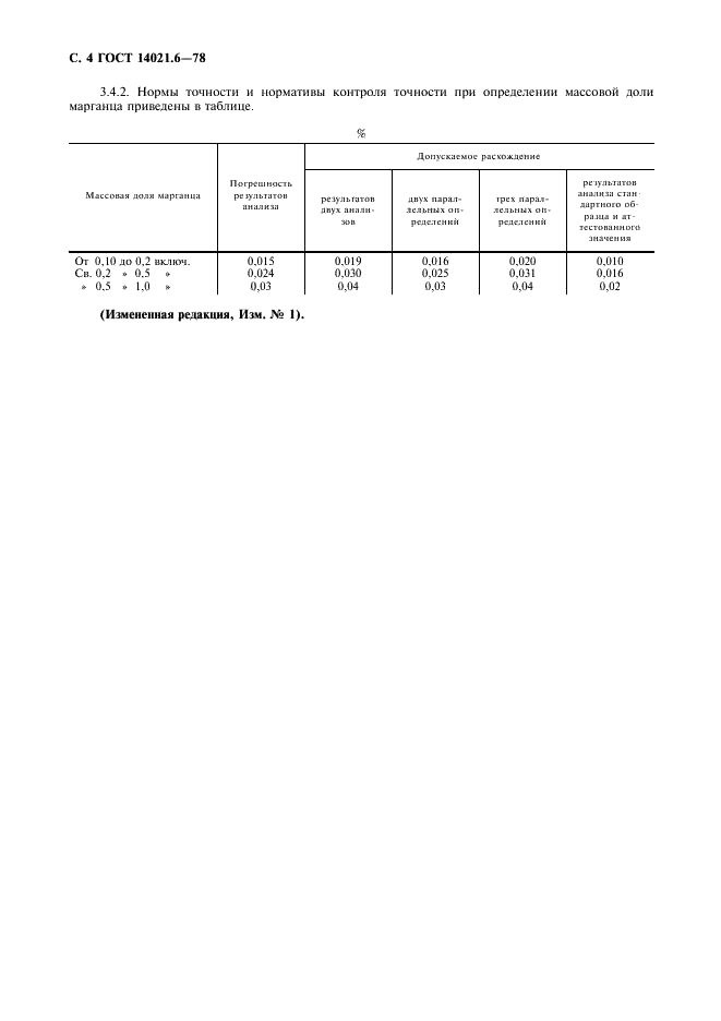 ГОСТ 14021.6-78 Ферробор. Методы определения марганца (фото 5 из 7)