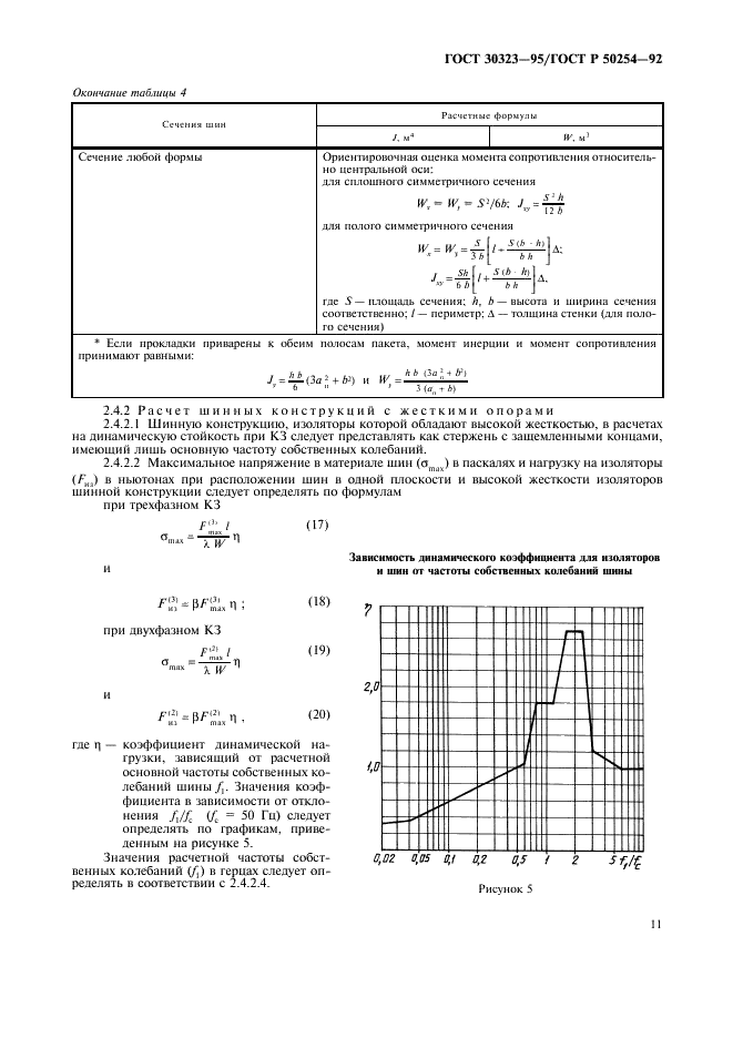 ГОСТ 30323-95 Короткие замыкания в электроустановках. Методы расчета электродинамического и термического действия тока короткого замыкания (фото 12 из 39)