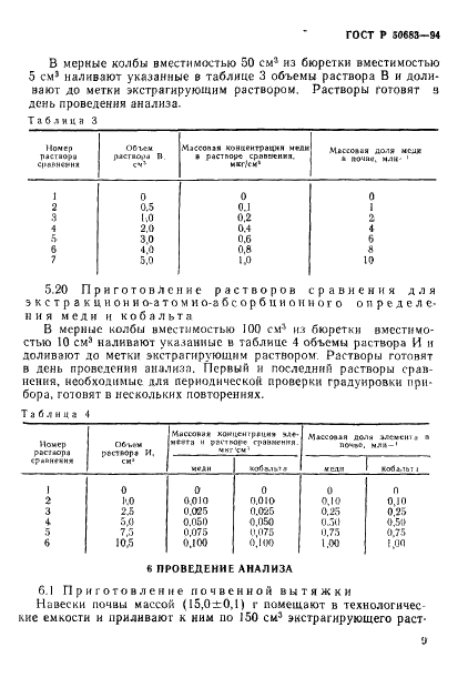 ГОСТ Р 50683-94 Почвы. Определение подвижных соединений меди и кобальта по методу Крупского и Александровой в модификации ЦИНАО (фото 11 из 19)