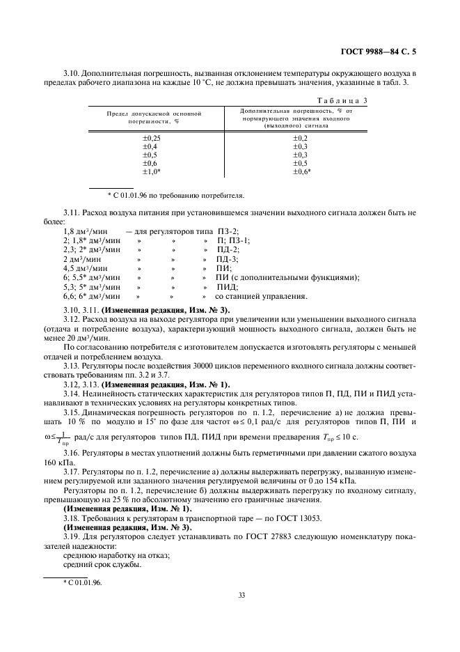 ГОСТ 9988-84 Устройства регулирующие пневматические ГСП. Общие технические условия (фото 5 из 18)