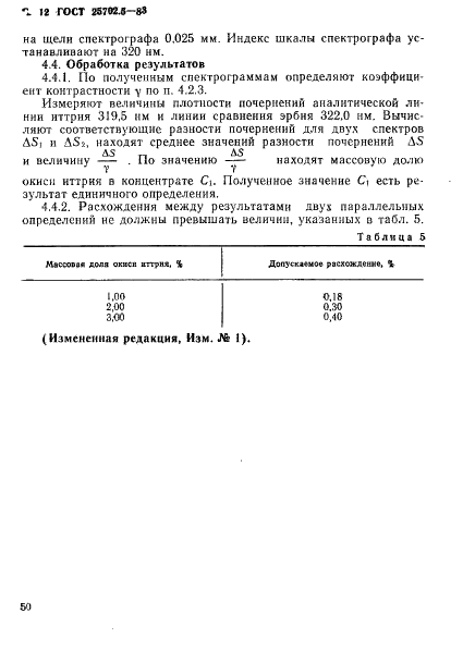 ГОСТ 25702.5-83 Концентраты редкометаллические. Методы определения окиси иттрия (фото 12 из 12)