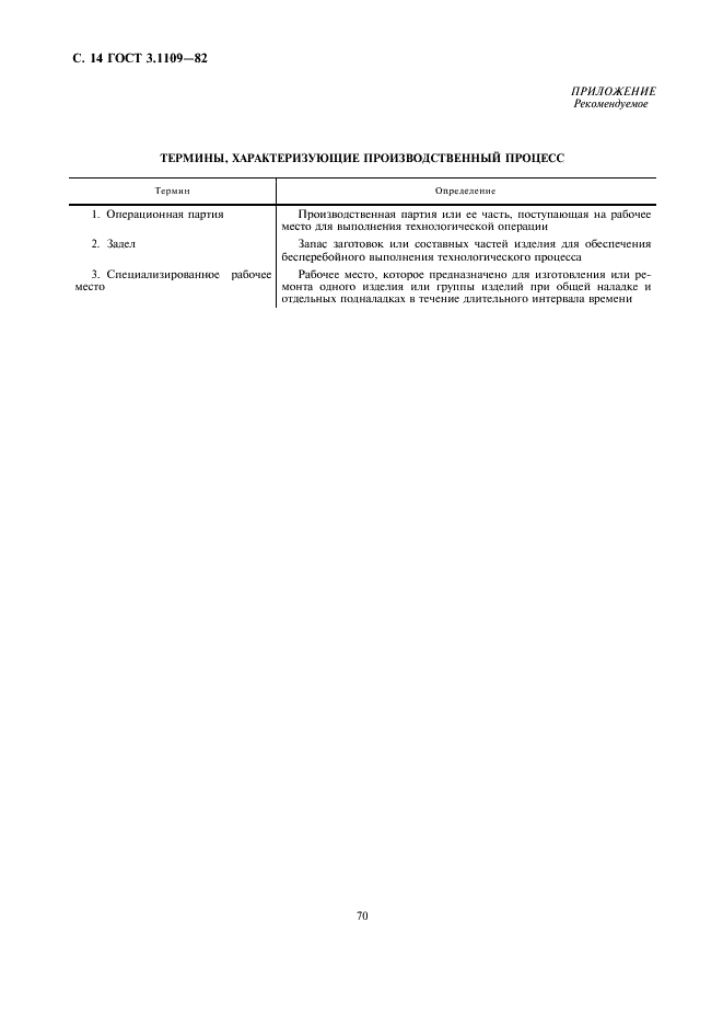 ГОСТ 3.1109-82 Единая система технологической документации. Термины и определения основных понятий (фото 14 из 14)