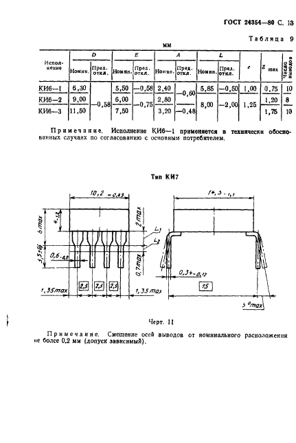 ГОСТ 24354-80 Индикаторы знакосинтезирующие полупроводниковые. Основные размеры (фото 14 из 26)