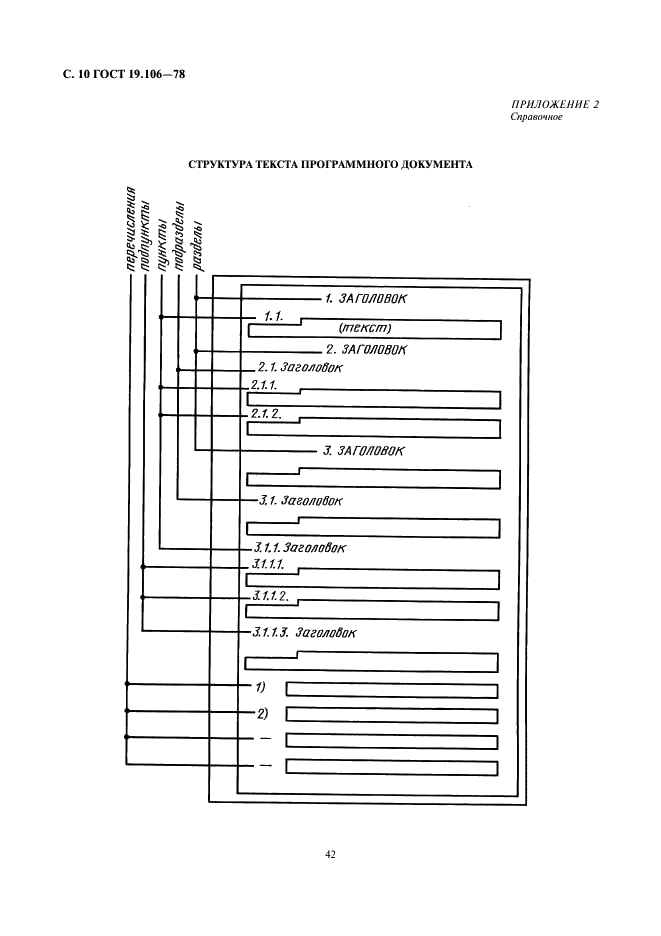 ГОСТ 19.106-78 Единая система программной документации. Требования к программным документам, выполненным печатным способом (фото 10 из 10)