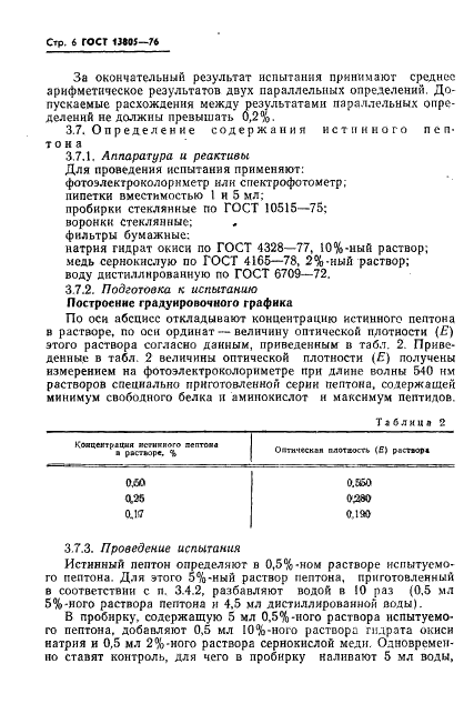 ГОСТ 13805-76 Пептон сухой ферментативный для бактериологических целей. Технические условия (фото 7 из 22)