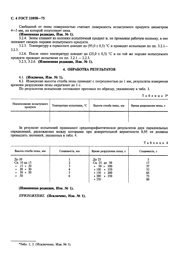 ГОСТ 21058-75 Жидкости для авиационных гидросистем и масла авиационные. Метод определения пенообразующих свойств (фото 5 из 6)