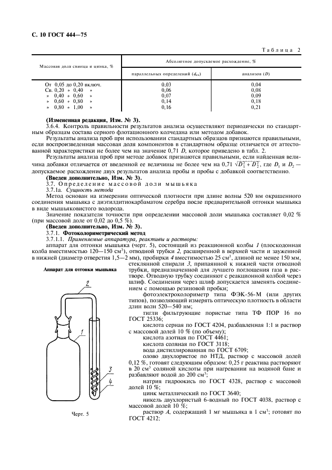 ГОСТ 444-75 Колчедан серный флотационный. Технические условия (фото 11 из 26)