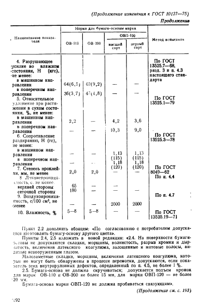 ГОСТ 10127-75 Бумага-основа влагопрочная для шлифовальных шкурок. Технические условия (фото 13 из 18)