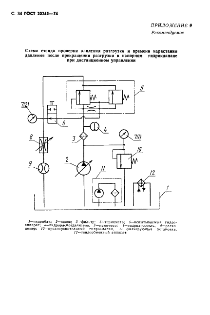 ГОСТ 20245-74 Гидроаппаратура. Правила приемки и методы испытаний (фото 36 из 48)