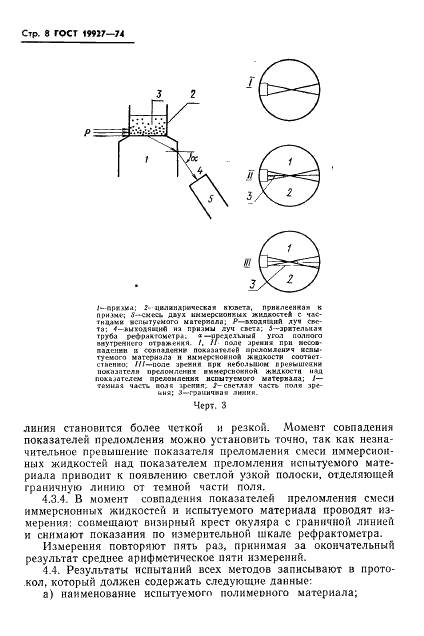 ГОСТ 19927-74 Пластмассы. Методы определения показателя преломления (фото 10 из 14)