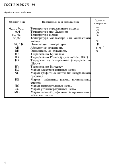 ГОСТ Р МЭК 773-96 Щетки электрических машин. Методы испытаний и средства измерений рабочих характеристик (фото 8 из 39)