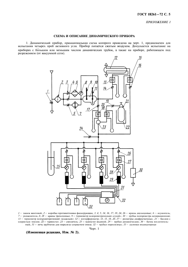 ГОСТ 18261-72 Угли активные. Метод определения времени защитного действия по хлористому этилу (фото 6 из 10)