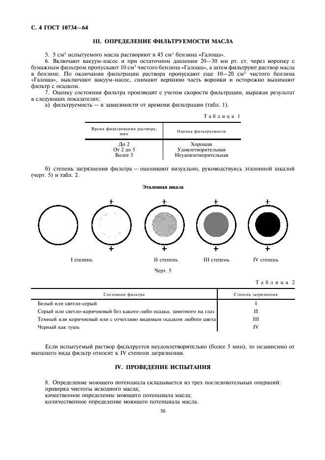 ГОСТ 10734-64 Масла смазочные с присадками. Метод определения моющего потенциала (фото 4 из 6)