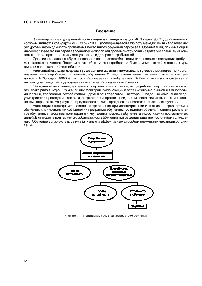 ГОСТ Р ИСО 10015-2007 Менеджмент организации. Руководящие указания по обучению (фото 4 из 19)