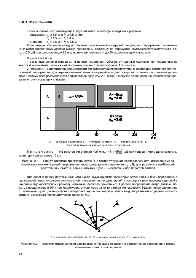 ГОСТ 31296.2-2006 Шум. Описание, измерение и оценка шума на местности. Часть 2. Определение уровней звукового давления (фото 18 из 35)