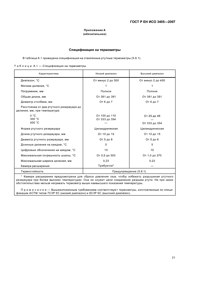 ГОСТ Р ЕН ИСО 3405-2007 Нефтепродукты. Метод определения фракционного состава при атмосферном давлении (фото 24 из 31)