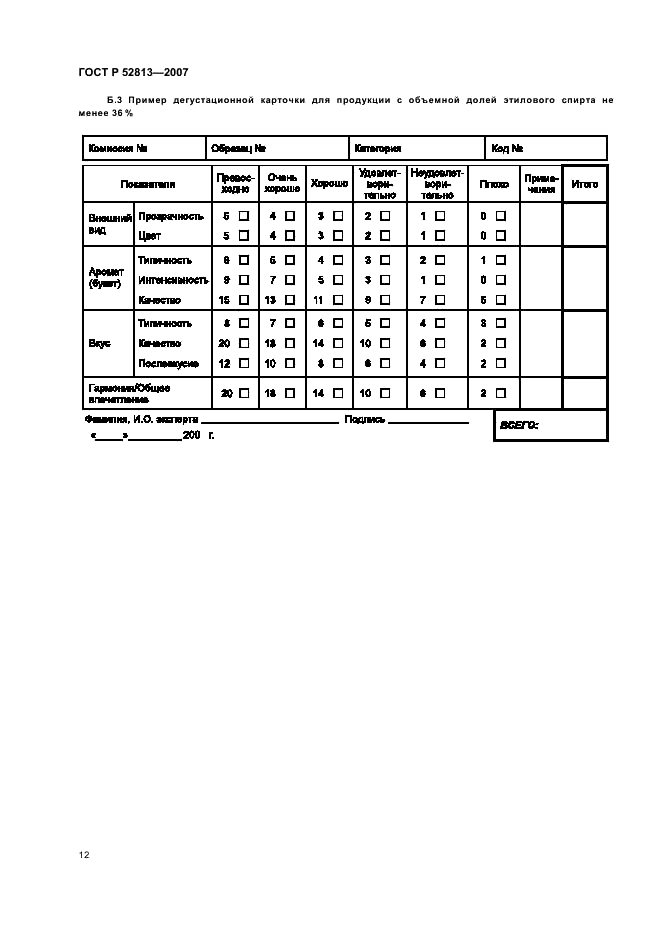 ГОСТ Р 52813-2007 Продукция винодельческая. Методы органолептического анализа (фото 14 из 16)
