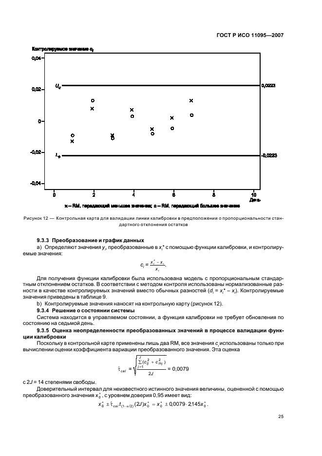 ГОСТ Р ИСО 11095-2007 Статистические методы. Линейная калибровка с использованием образцов сравнения (фото 29 из 36)