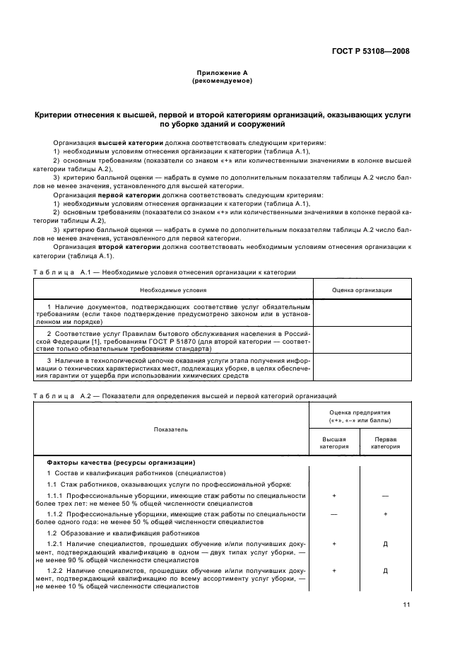 ГОСТ Р 53108-2008 Услуги бытовые. Классификация организаций (фото 14 из 19)