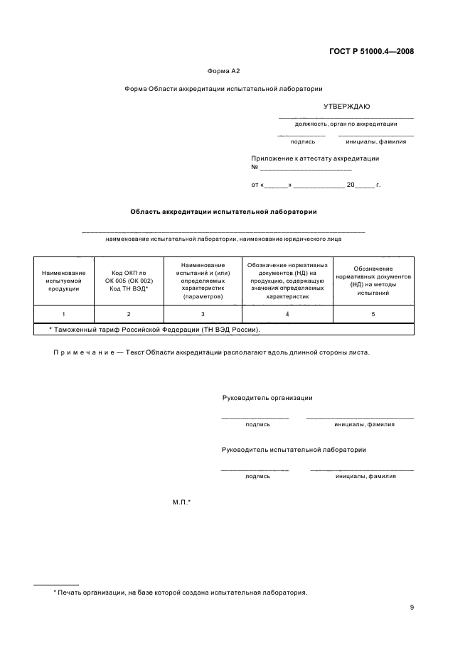 ГОСТ Р 51000.4-2008 Общие требования к аккредитации испытательных лабораторий (фото 12 из 18)