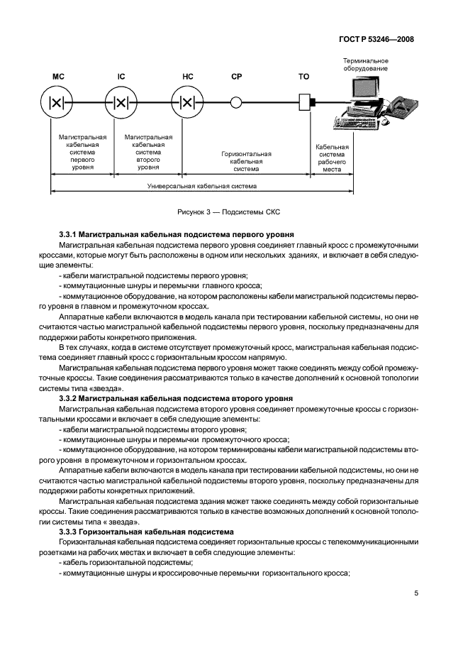ГОСТ Р 53246-2008 Информационные технологии. Системы кабельные структурированные. Проектирование основных узлов системы. Общие требования (фото 10 из 77)