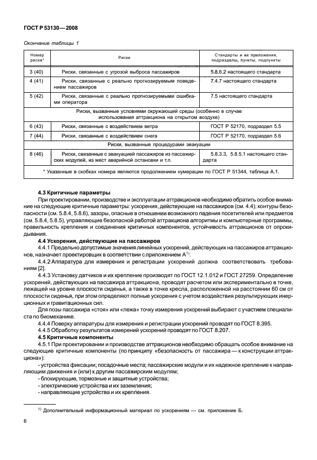 ГОСТ Р 53130-2008 Безопасность аттракционов. Общие требования (фото 10 из 135)