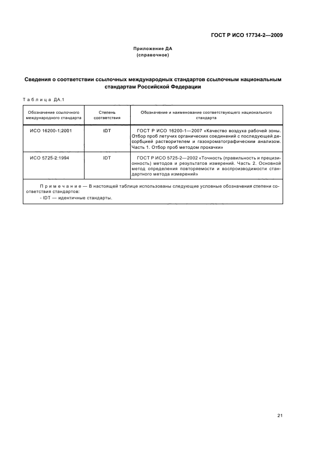 ГОСТ Р ИСО 17734-2-2009 Анализ азоторганических соединений в воздухе методом жидкостной хроматографии и масс-спектрометрии. Часть 2. Определение аминов и аминоизоцианатов по их дибутиламиновым и этилхлорформиатным производным (фото 25 из 28)