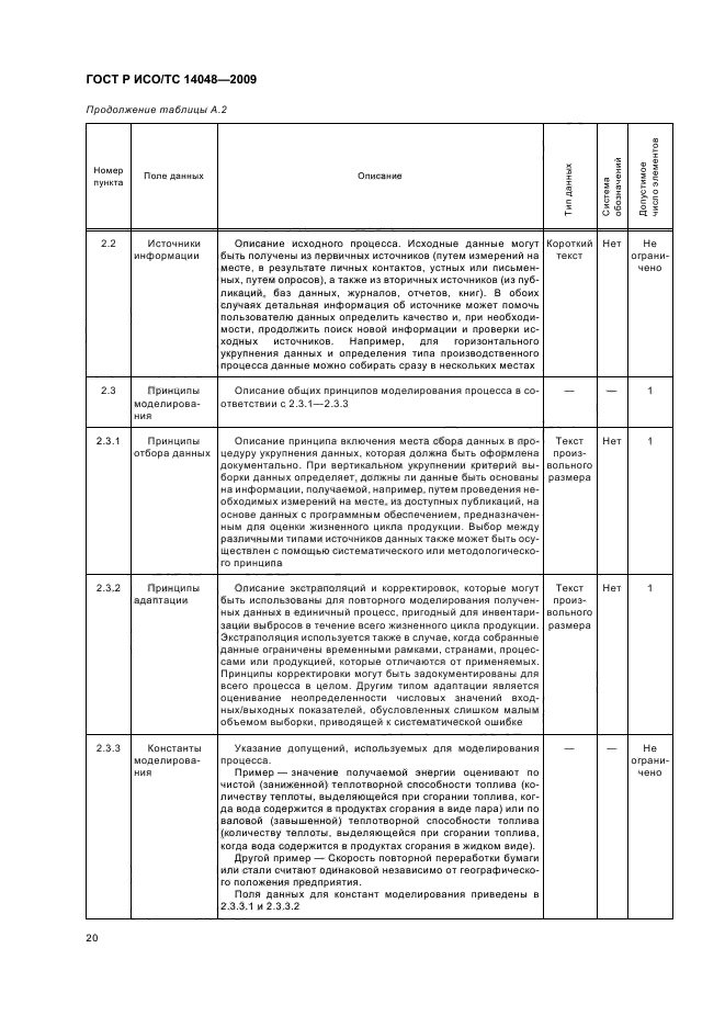 ГОСТ Р ИСО/ТС 14048-2009 Экологический менеджмент. Оценка жизненного цикла. Формат документирования данных (фото 24 из 42)