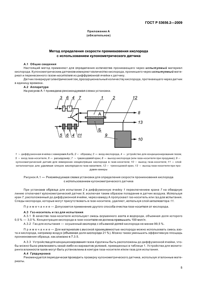 ГОСТ Р 53656.2-2009 Пластмассы. Определение скорости проникновения газов. Часть 2. Метод равного давления (фото 7 из 12)